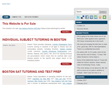 Tablet Screenshot of bostontutors.net